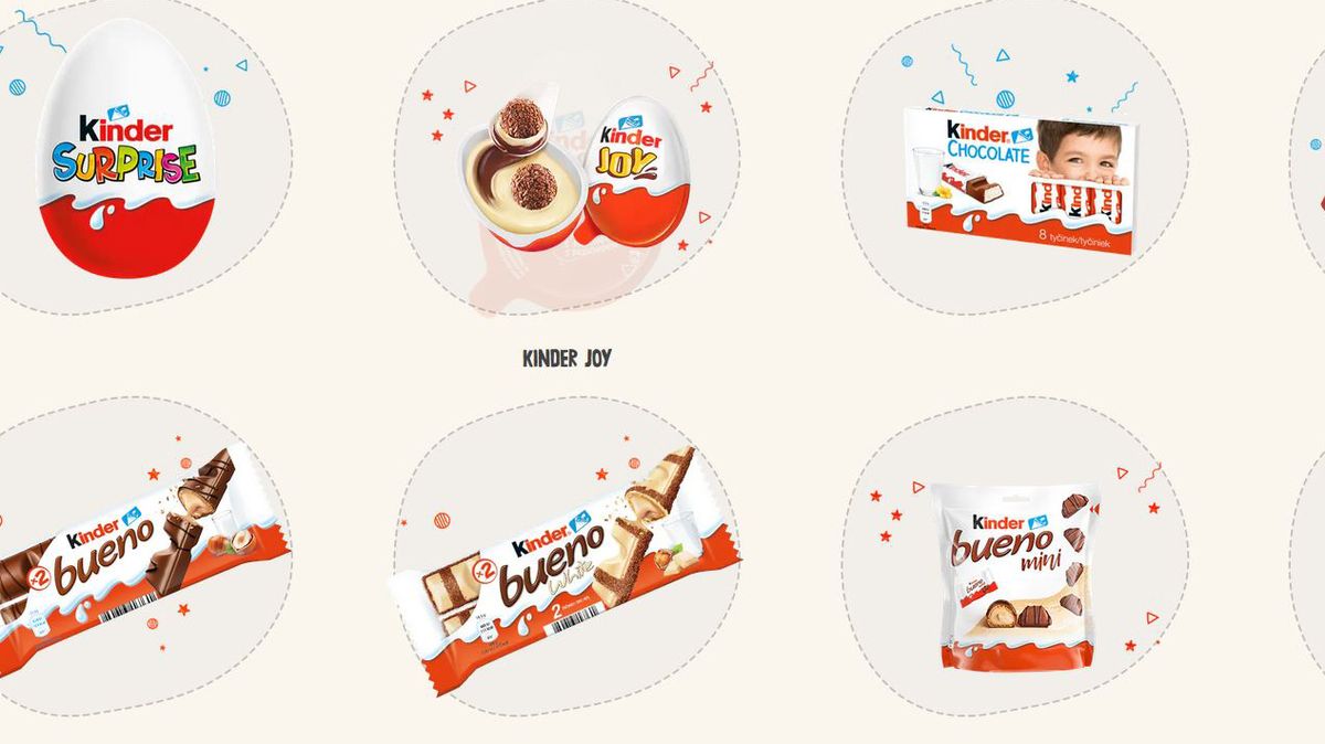 Ferrero v Česku preventivně kvůli salmonele stahuje některé výrobky Kinder
